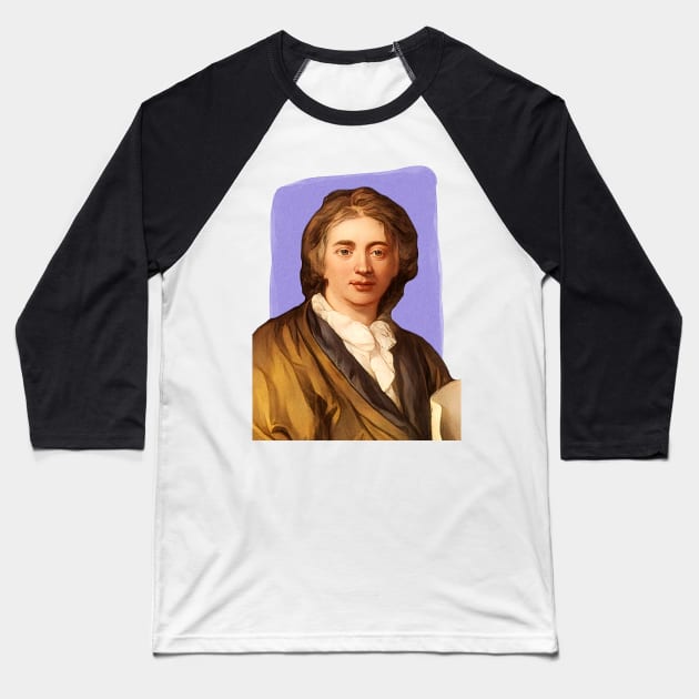 French Composer François Couperin illustration Baseball T-Shirt by Litstoy 